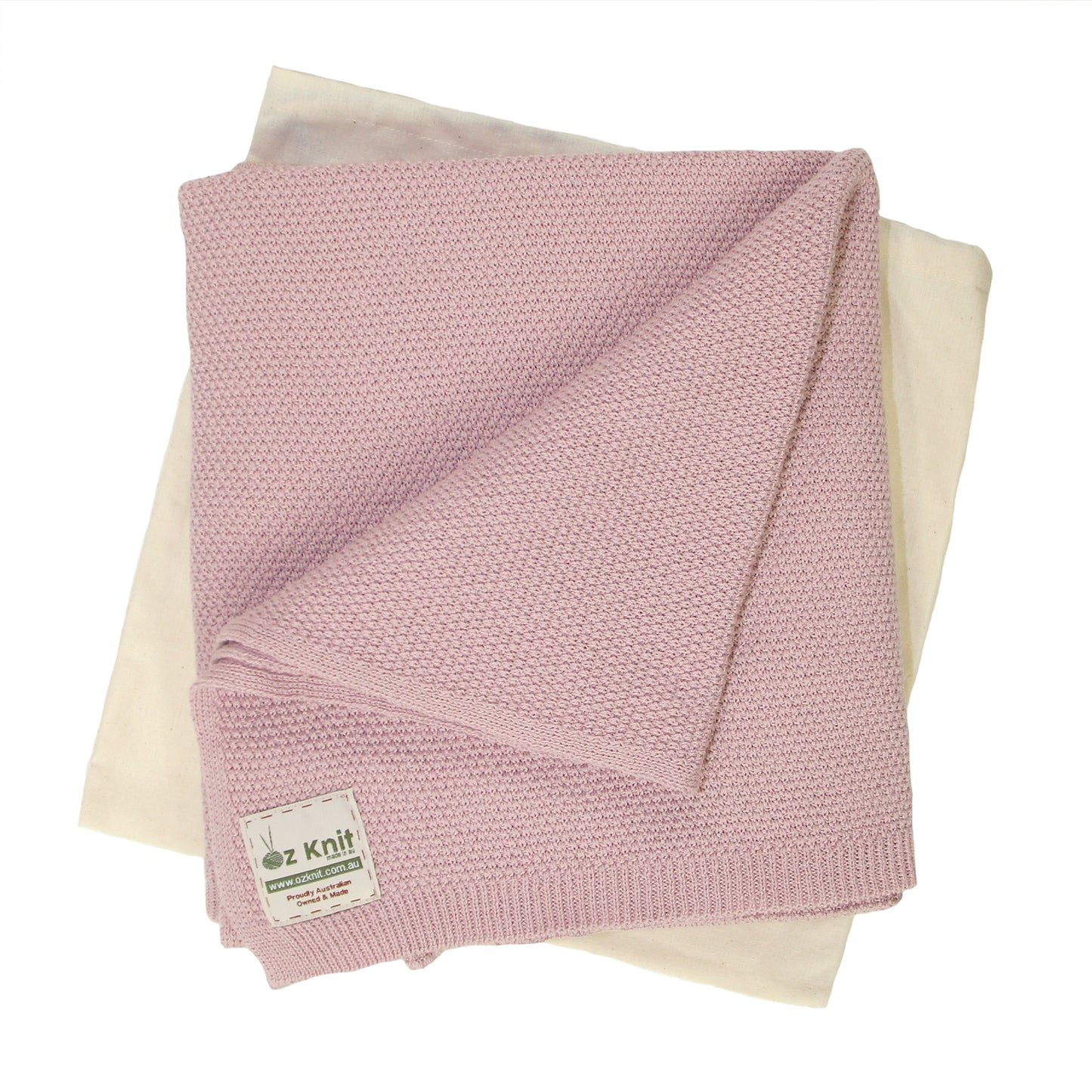 Moss Stitch Baby Blanket
