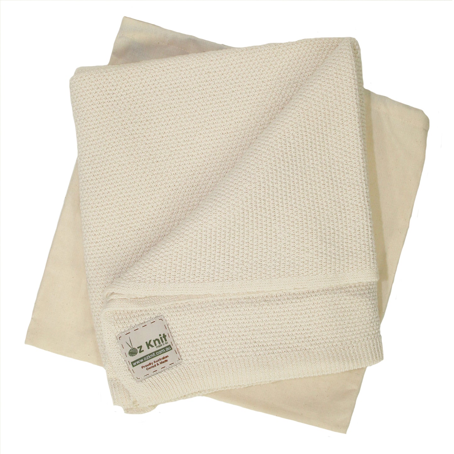 Moss Stitch Baby Blanket