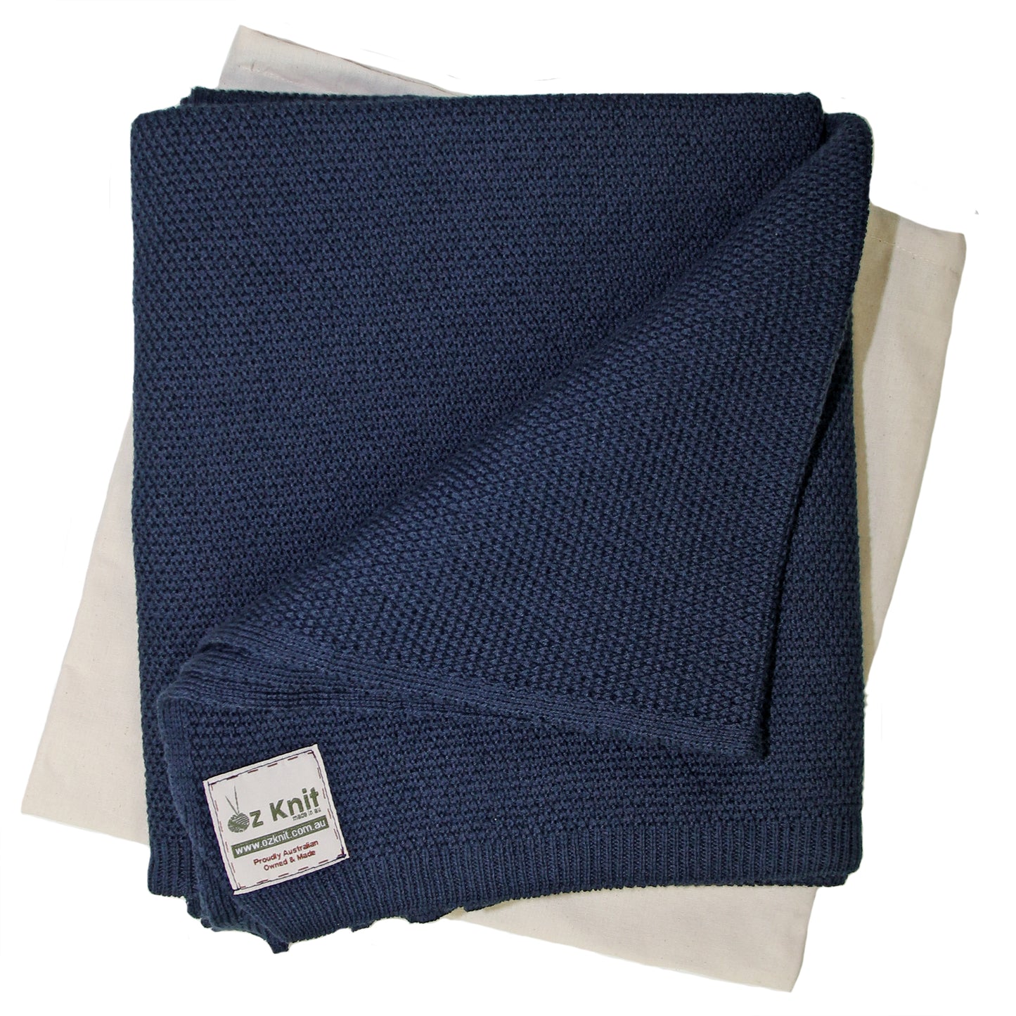 Moss Stitch Baby Blanket