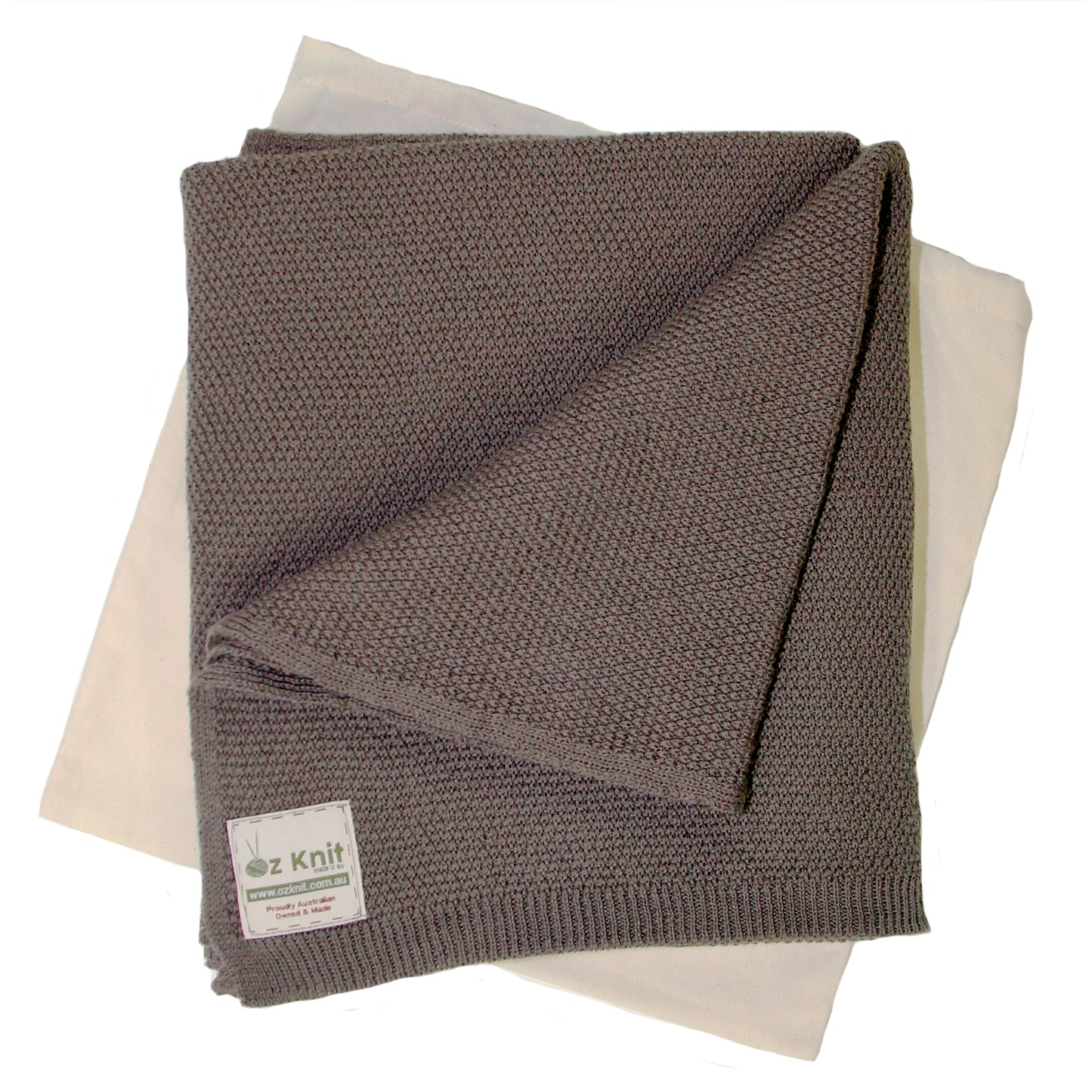 Moss Stitch Baby Blanket