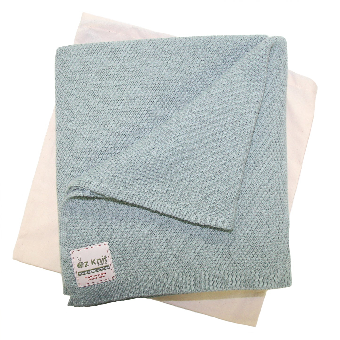 Moss Stitch Baby Blanket