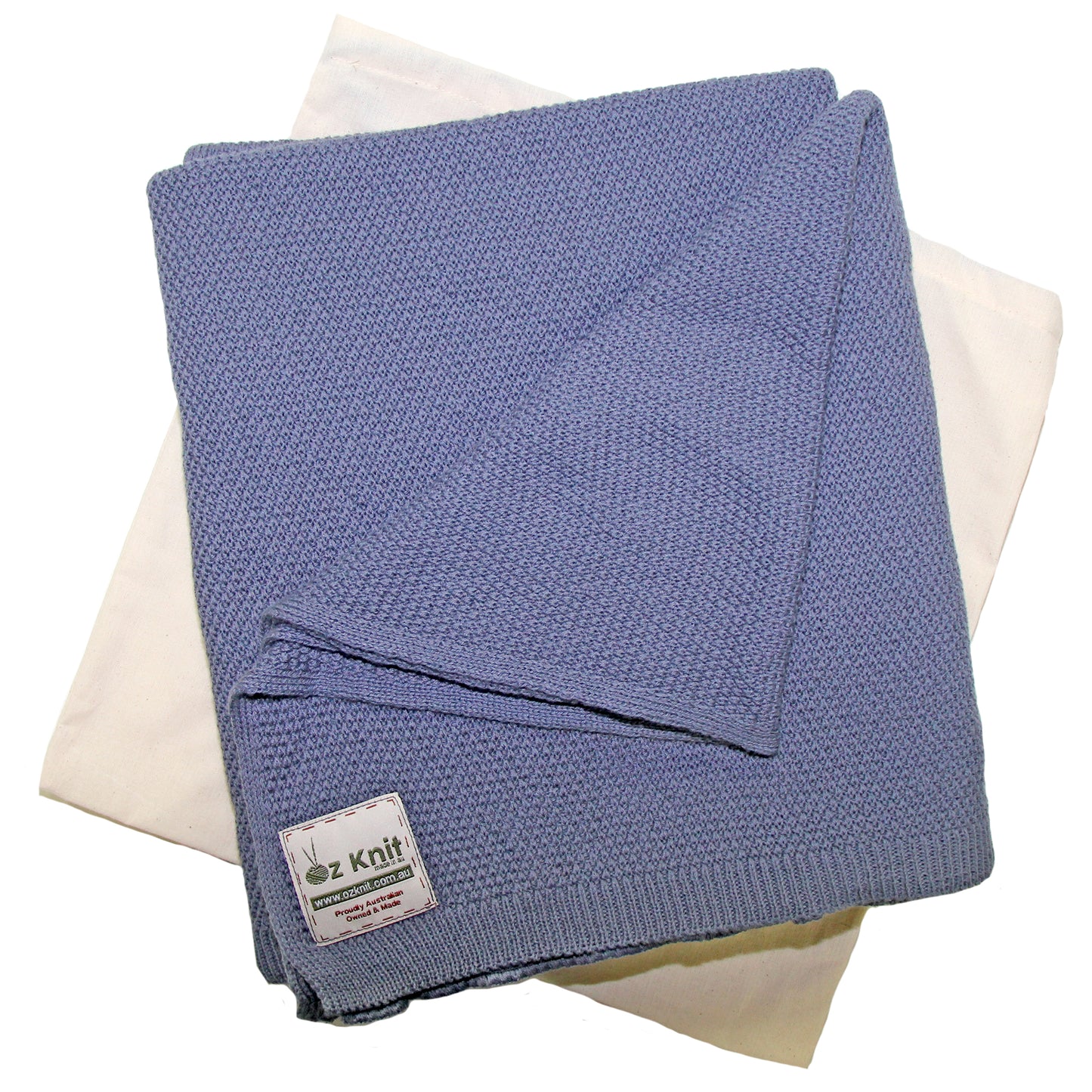 Moss Stitch Baby Blanket