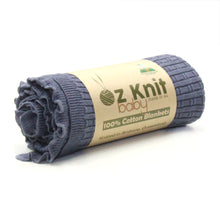 Load image into Gallery viewer, Bamboo Stitch Blanket - 100cm x 100cm
