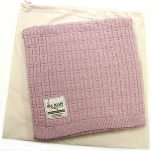 Bamboo Stitch Blanket - 100cm x 100cm