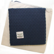 Load image into Gallery viewer, Bamboo Stitch Blanket - 100cm x 100cm
