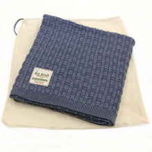 Load image into Gallery viewer, Bamboo Stitch Blanket - 100cm x 100cm